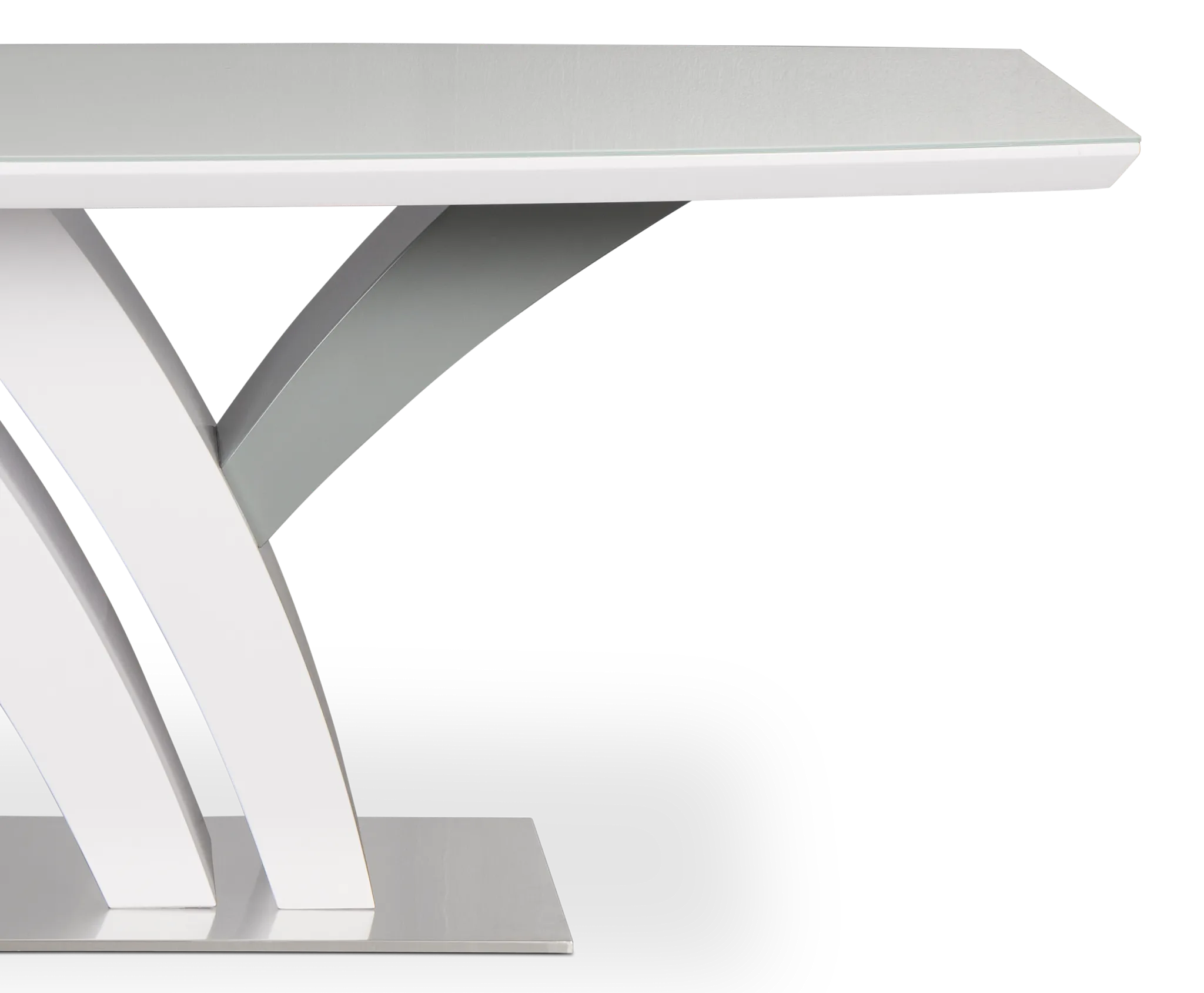Lima White Rectangular Table