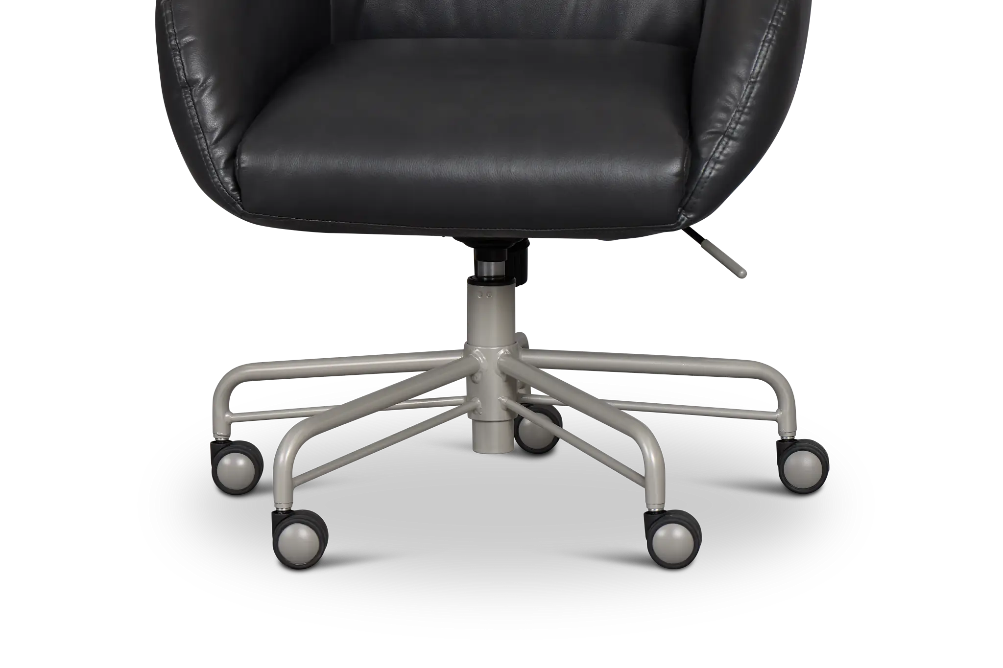 Ophelia Dark Gray Upholstered Desk Chair Ophelia Dark Gray Upholstered Desk Chair