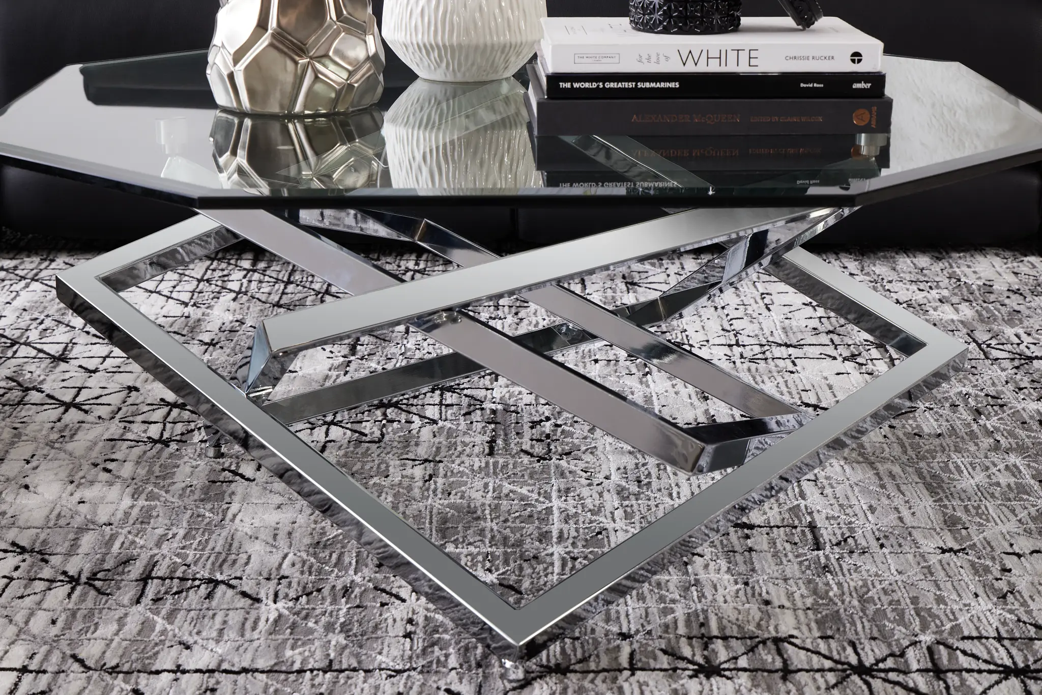 Royce Glass Coffee Table Royce Glass Coffee Table