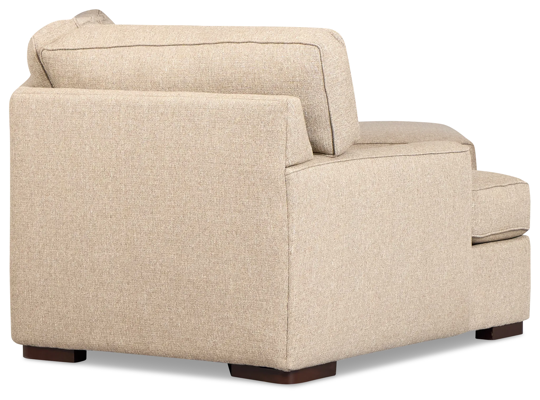 Sinclair Brown Fabric Right Chaise Cuddler Sectional
