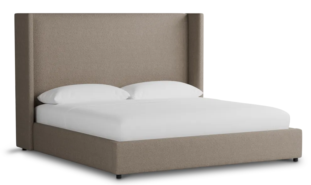 Captiva Elite Brown 60" Upholstered Shelter Bed