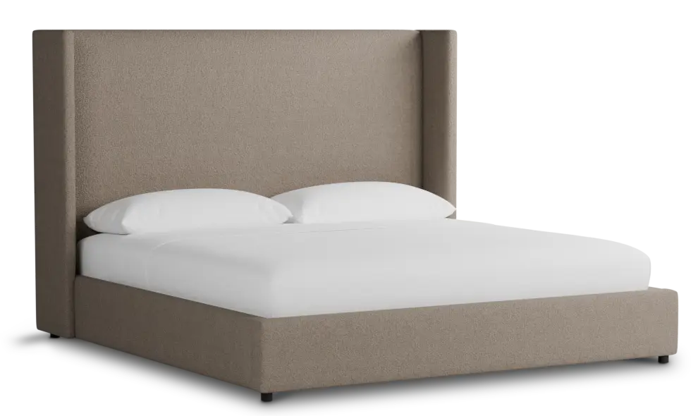 Captiva Elite Brown 60" Upholstered Shelter Bed Captiva Elite Brown 60" Upholstered Shelter Bed