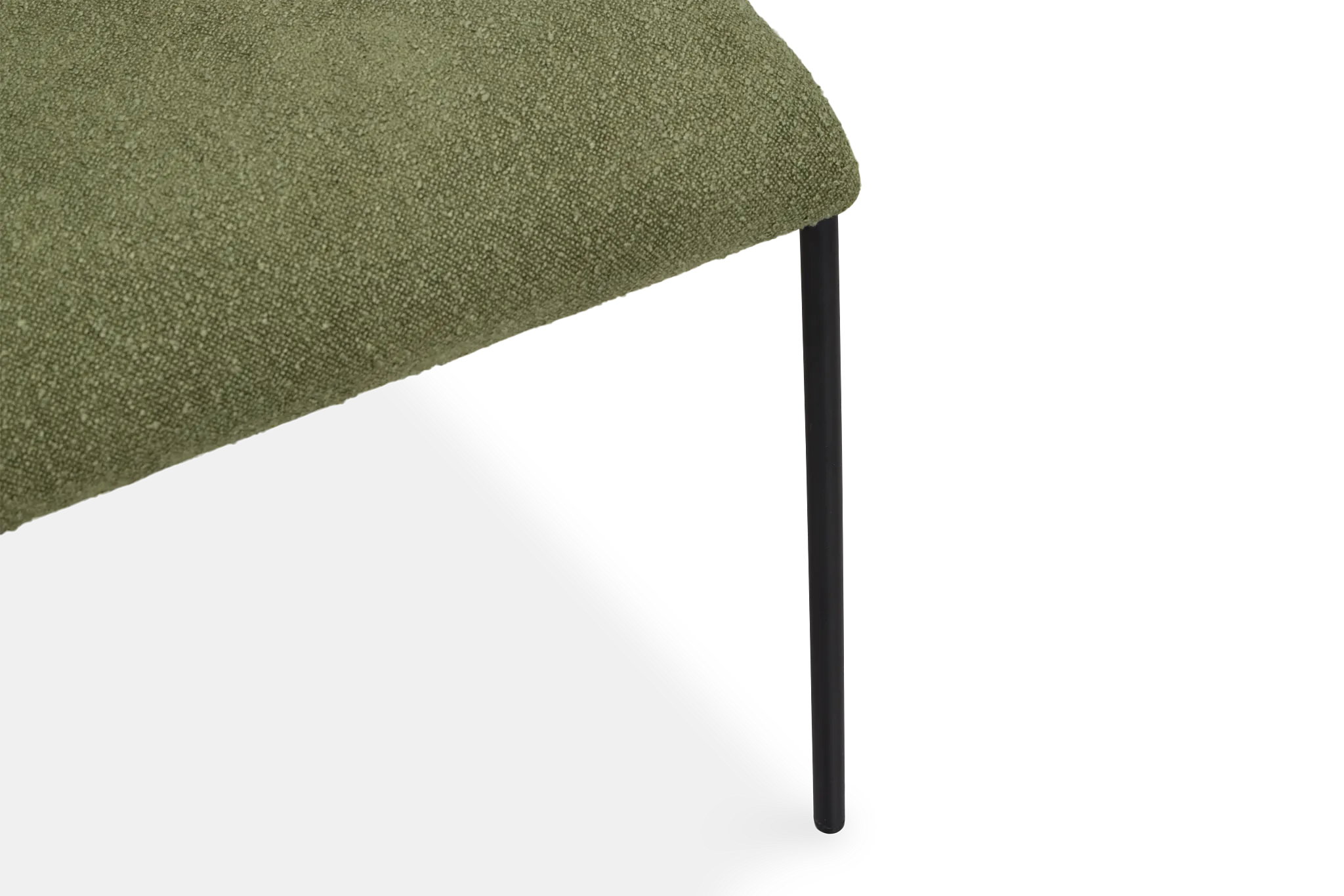 Lynden Green Metal Upholstered Side Chair