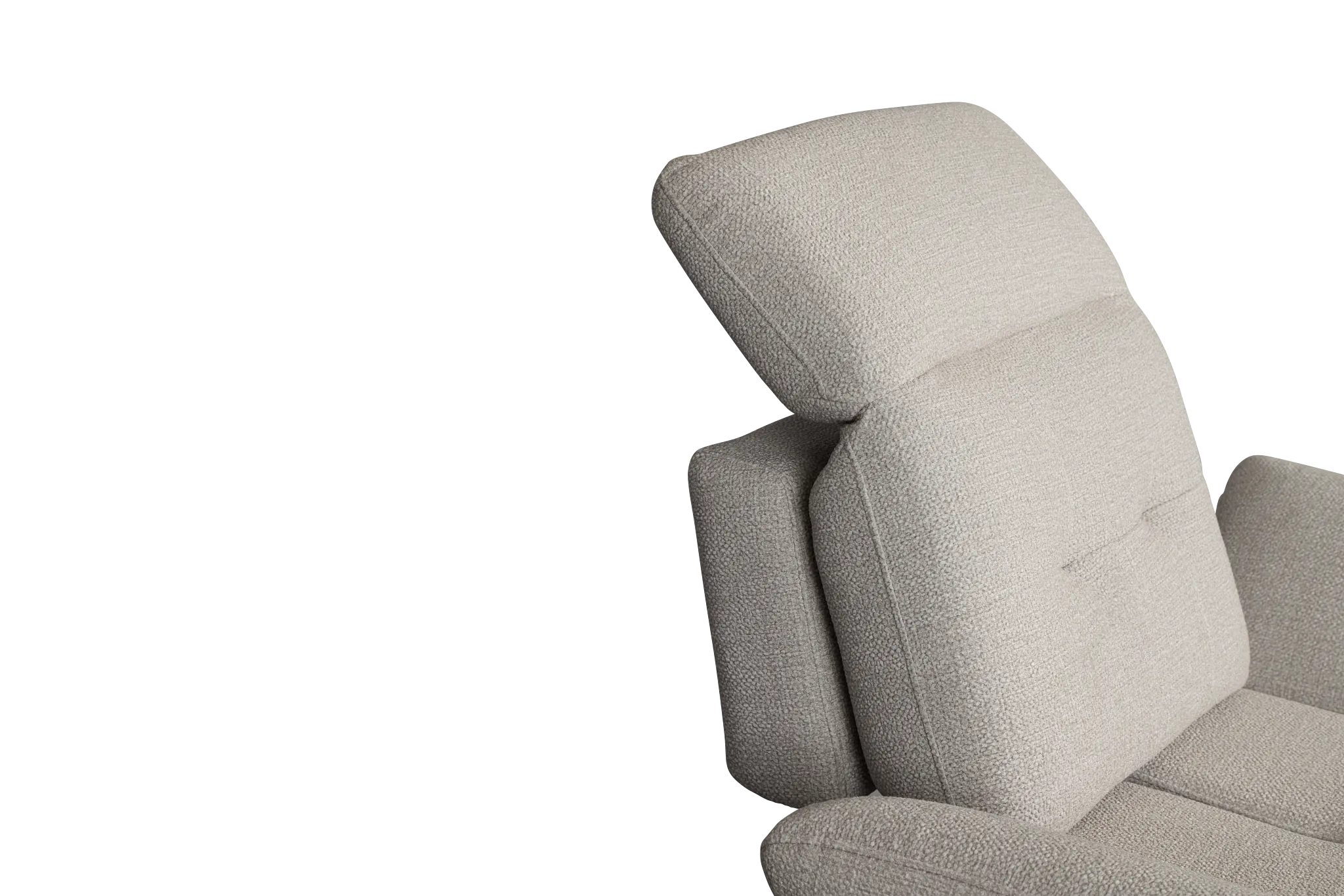 Micah Beige Fabric Chair