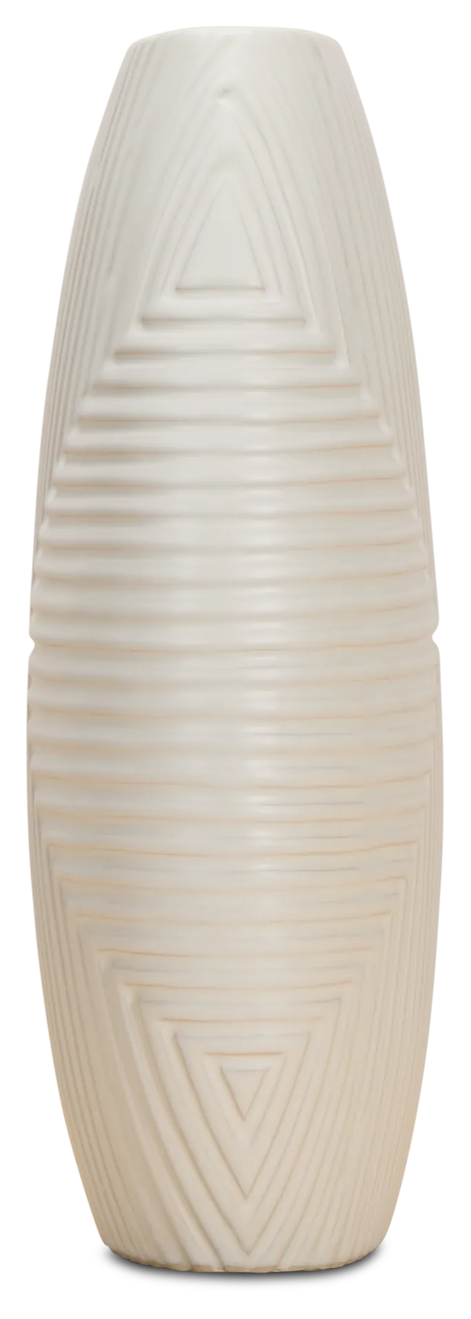 Banyan White Large Vase