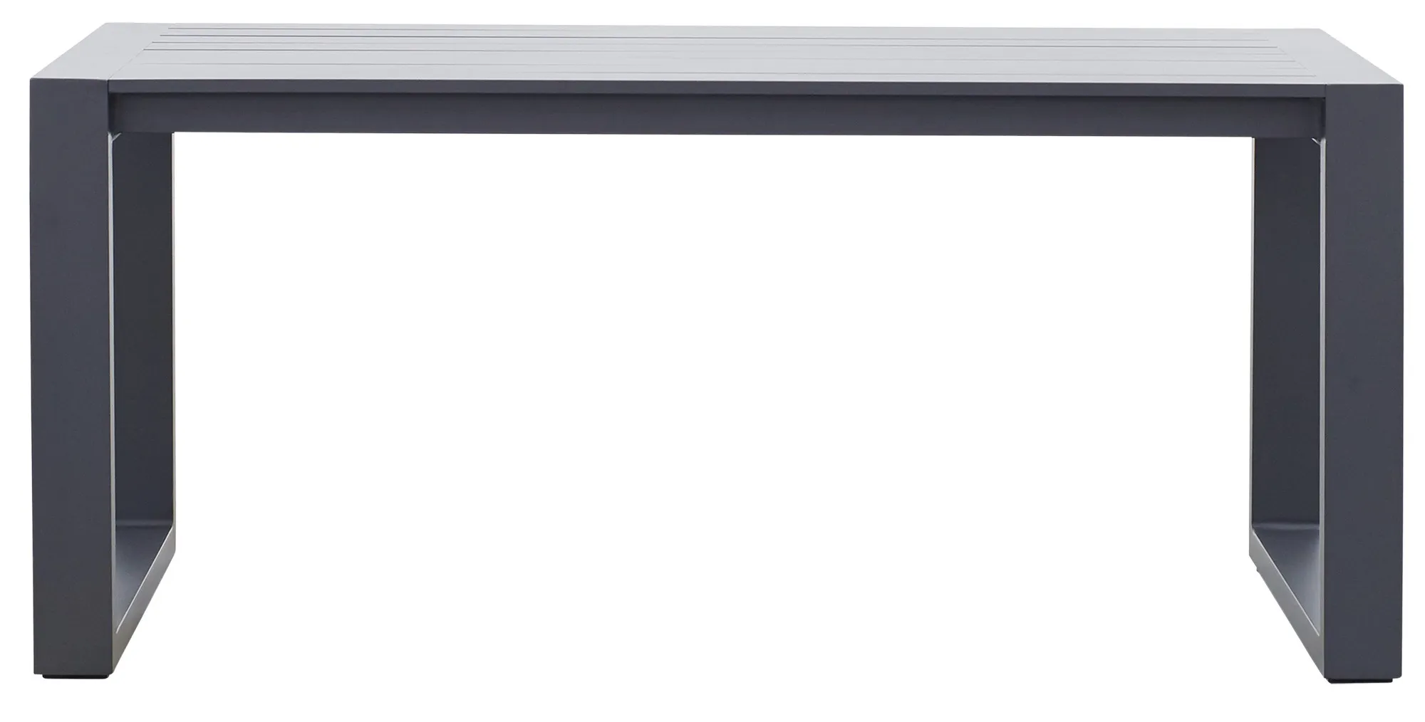 Linear2 Dark Gray Aluminum Coffee Table