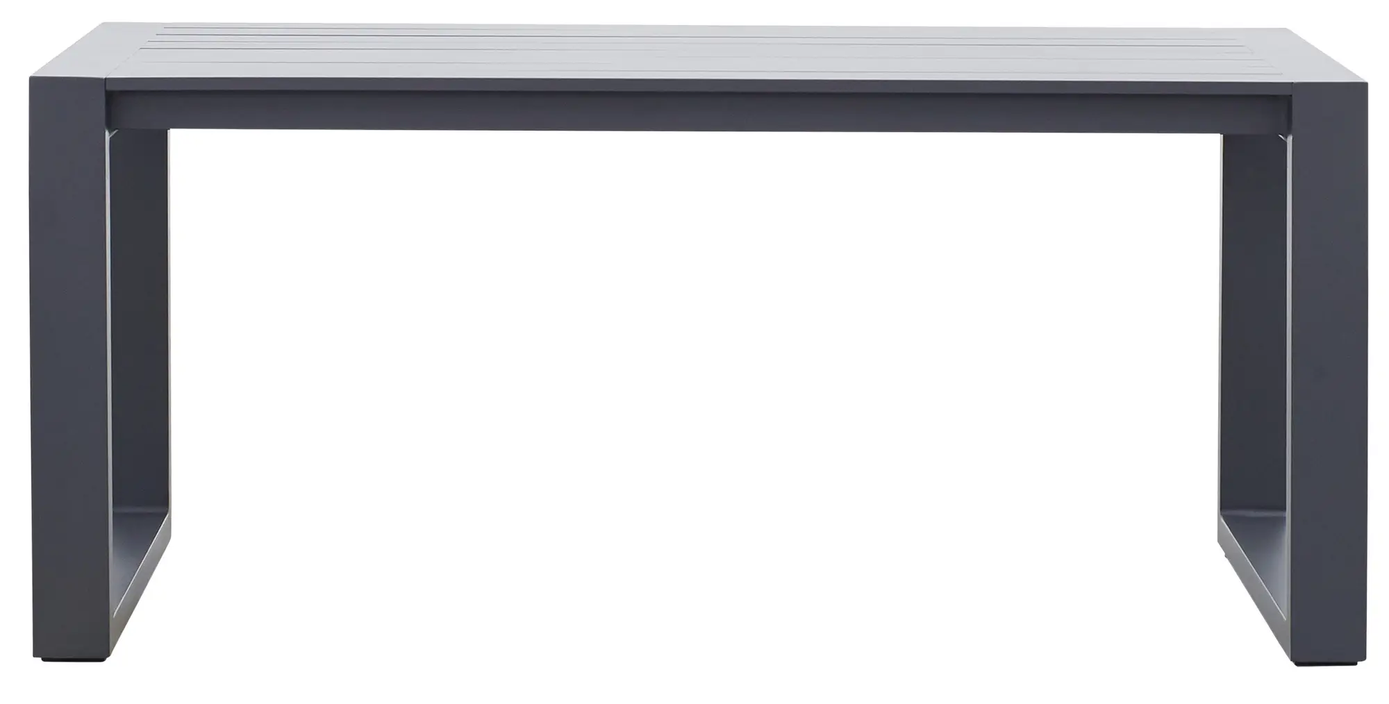 Linear2 Dark Gray Aluminum Coffee Table Linear2 Dark Gray Aluminum Coffee Table