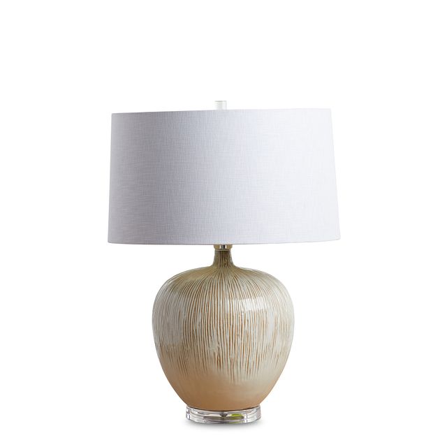 Arcadia Light Beige Table Lamp (2)