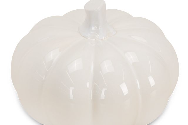Pumpkin Ivory Medium Tabletop Accessory