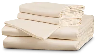 Avocado Organic Beige 400 Thread Sheets