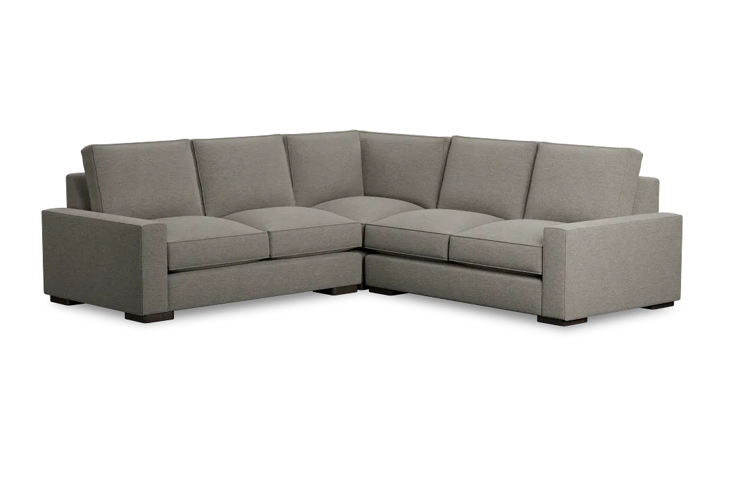 Edgewater Maguire Pewter Small Two-arm Sectional