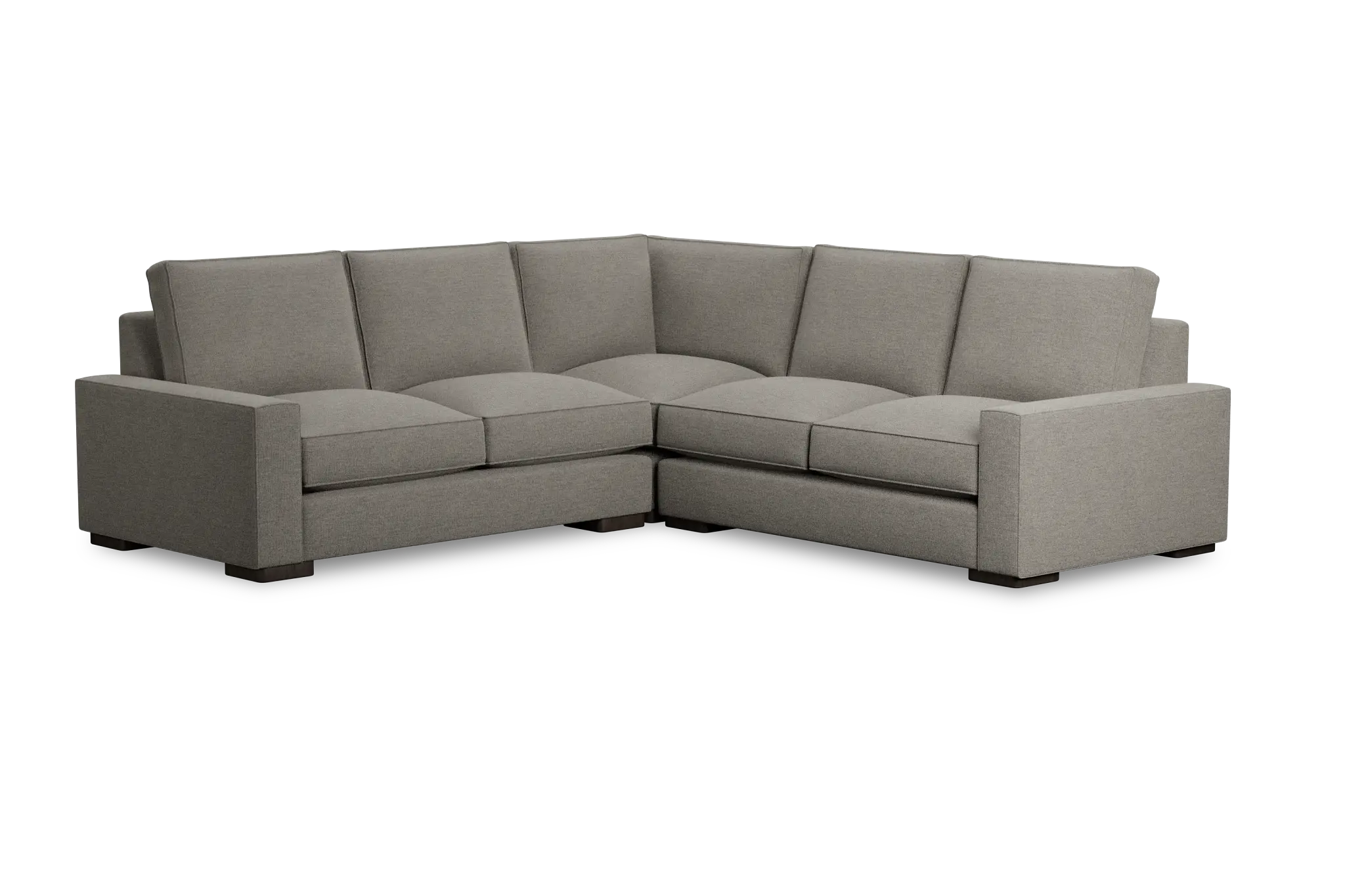 Edgewater Maguire Pewter Small Two-arm Sectional Edgewater Maguire Pewter Small Two-arm Sectional