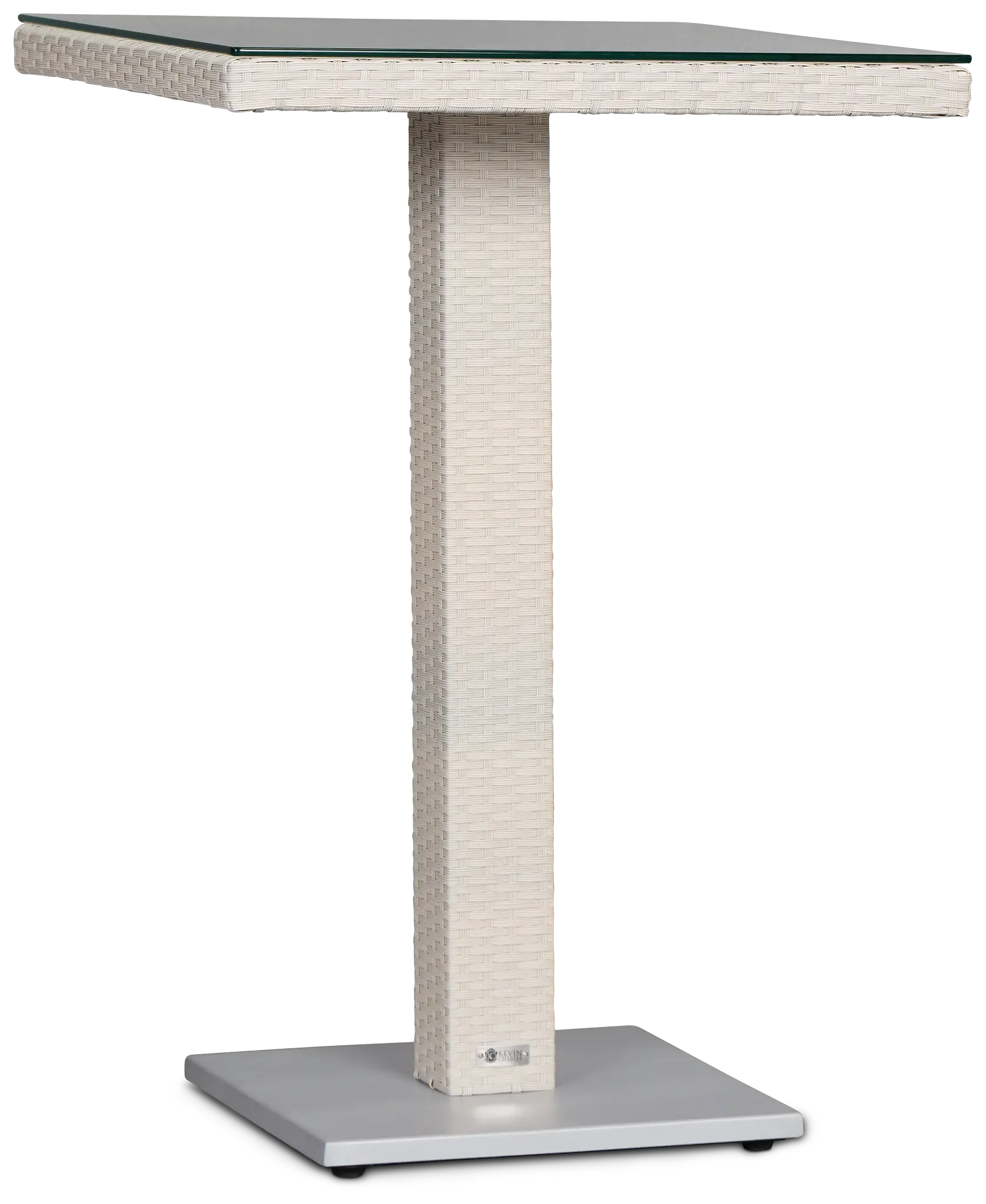 Bahia White 27" Square Table Bahia White 27" Square Table