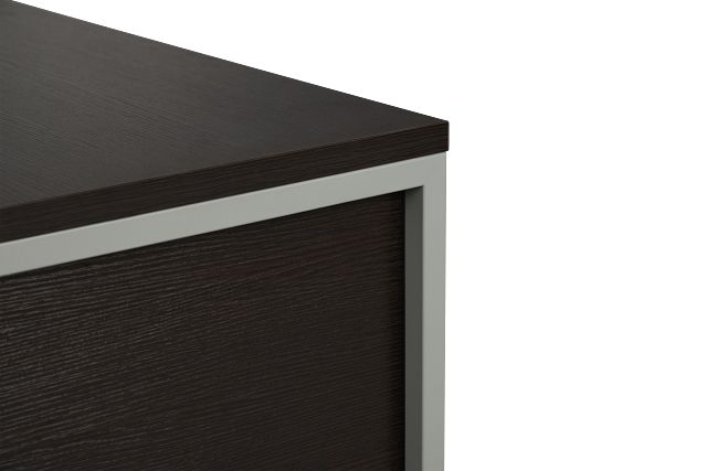 Clark Dark Tone 47" Return Desk