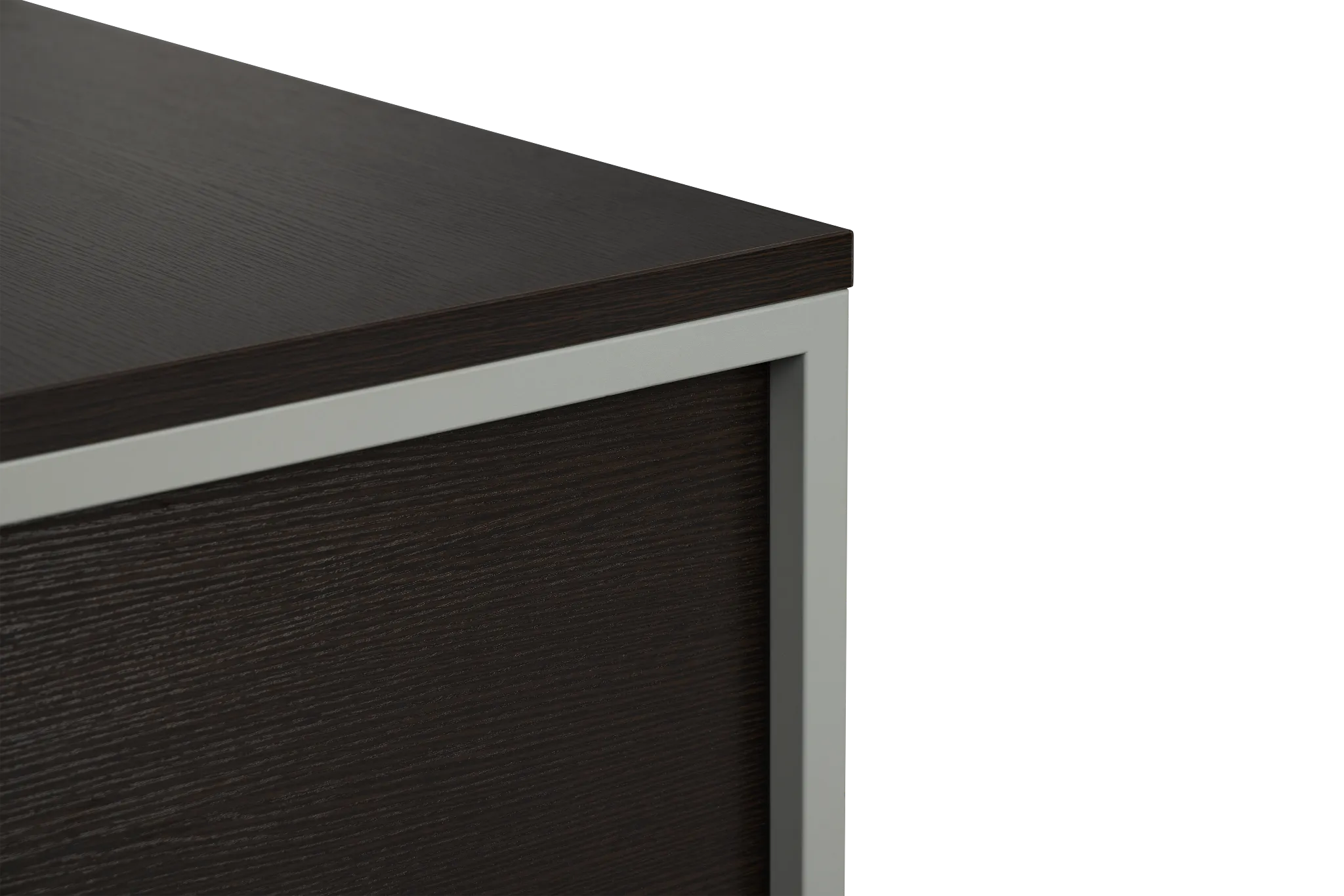 Clark Dark Tone 47" Return Desk