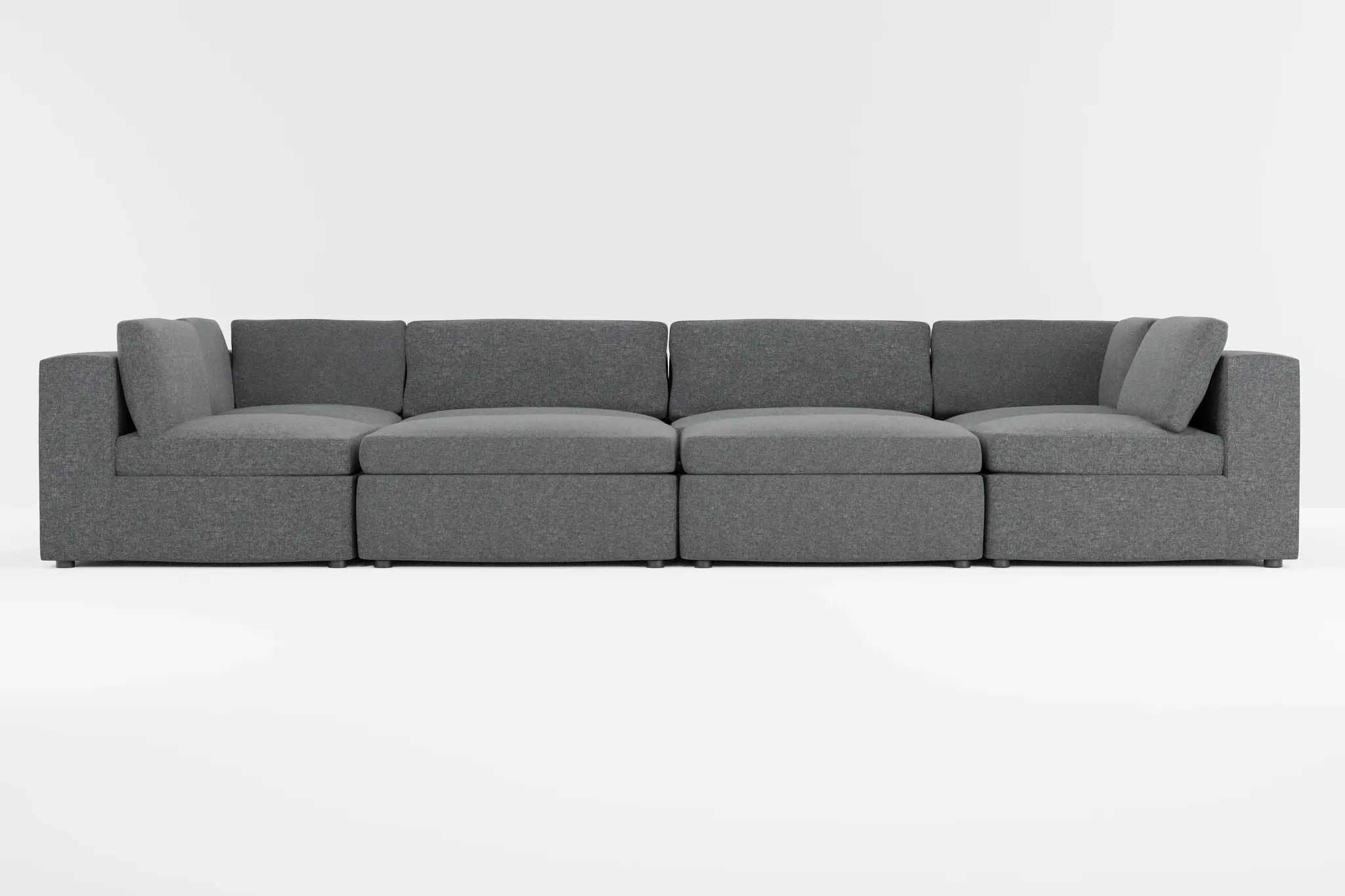 Destin Delray Dark Gray Fabric 8-piece Pit Sectional Destin Delray Dark Gray Fabric 8-piece Pit Sectional