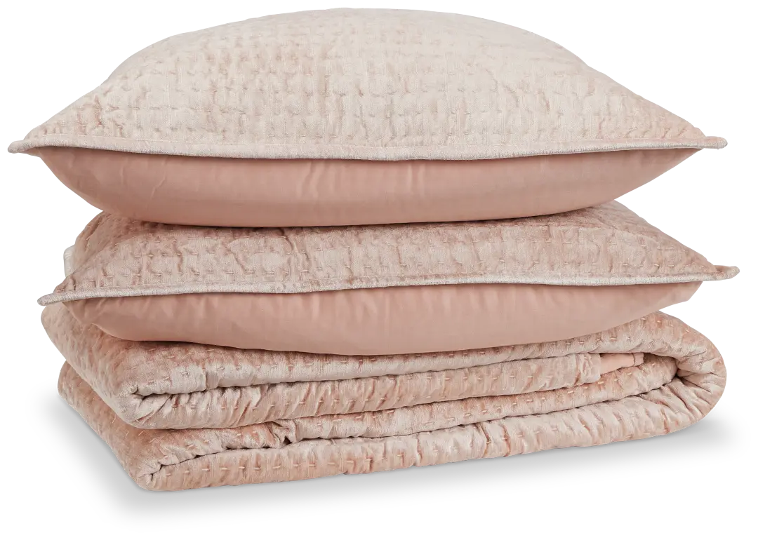 Baris Pink Coverlet Set Baris Pink Coverlet Set