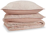 Baris Pink Coverlet Set