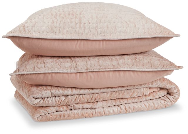 Baris Pink Coverlet Set