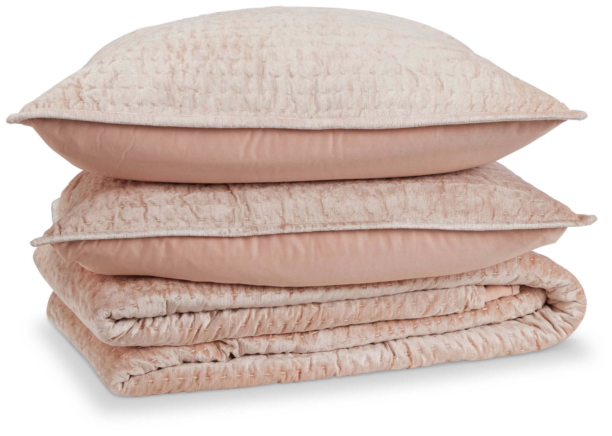 Baris Pink Coverlet Set