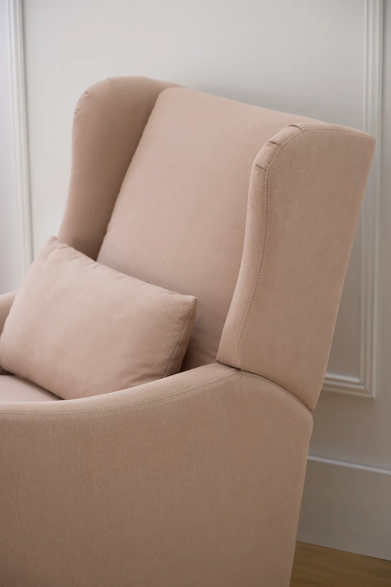 Georgia Light Pink Fabric Swivel Glider Recliner Georgia Light Pink Fabric Swivel Glider Recliner