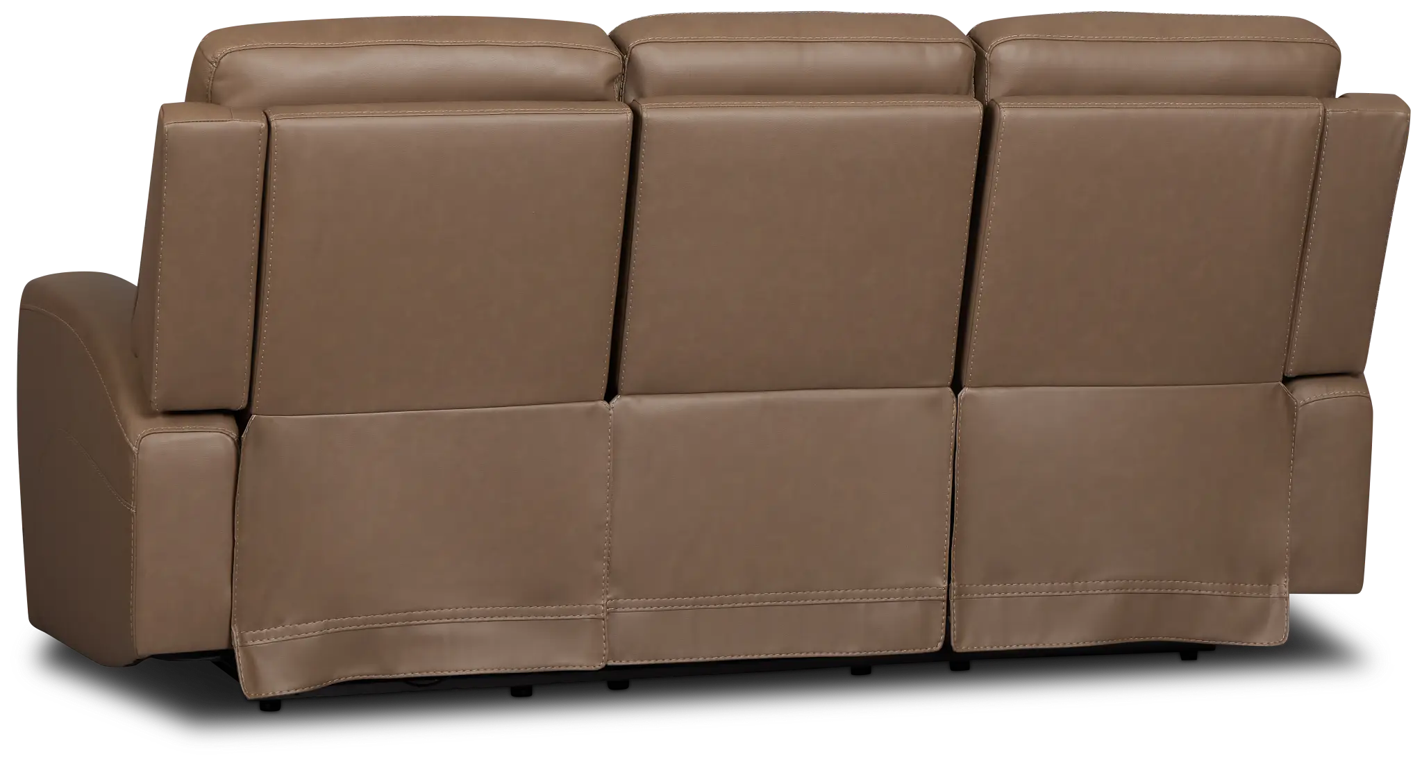 Belmont Dark Brown Lthr/vinyl Power Reclining Sofa Belmont Dark Brown Lthr/vinyl Power Reclining Sofa