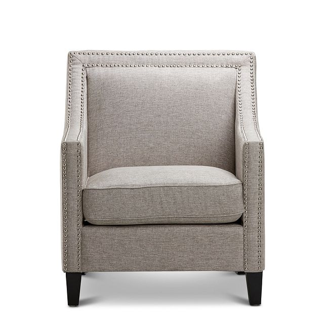 Erica Gray Fabric Accent Chair