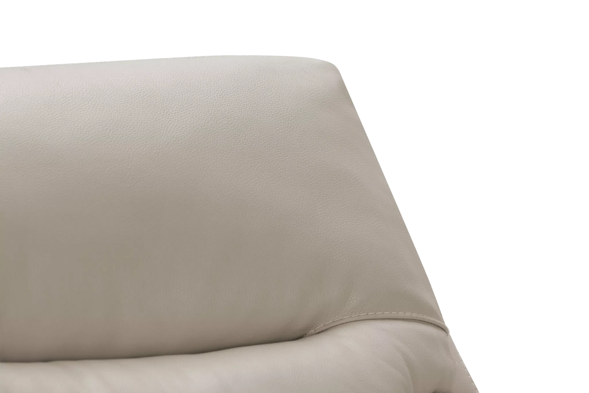 Porto Beige Lthr/vinyl Power Recliner With Power Headrest