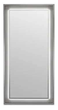 Miami White Floor Mirror
