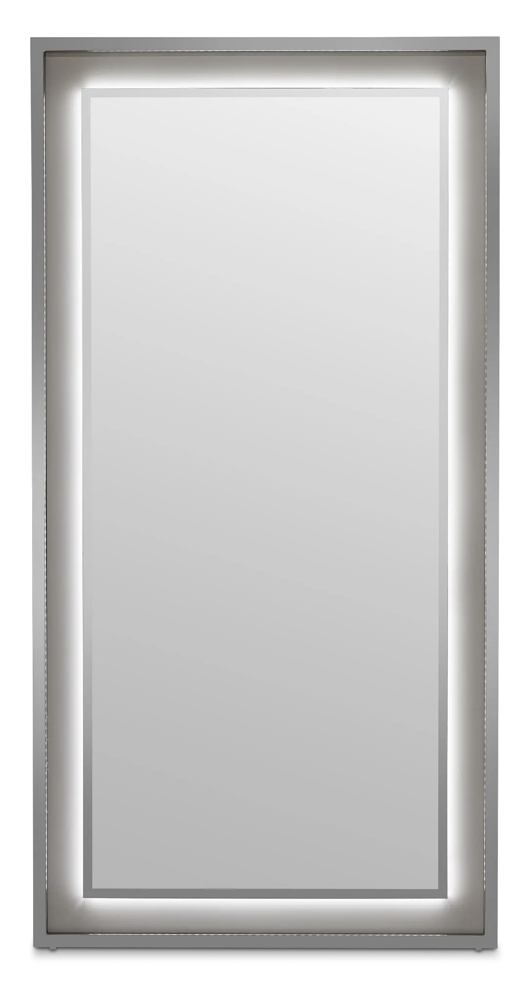 Miami White Floor Mirror