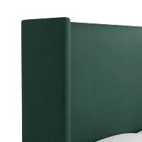 Captiva Joya Green 60" Upholstered Shelter Bed