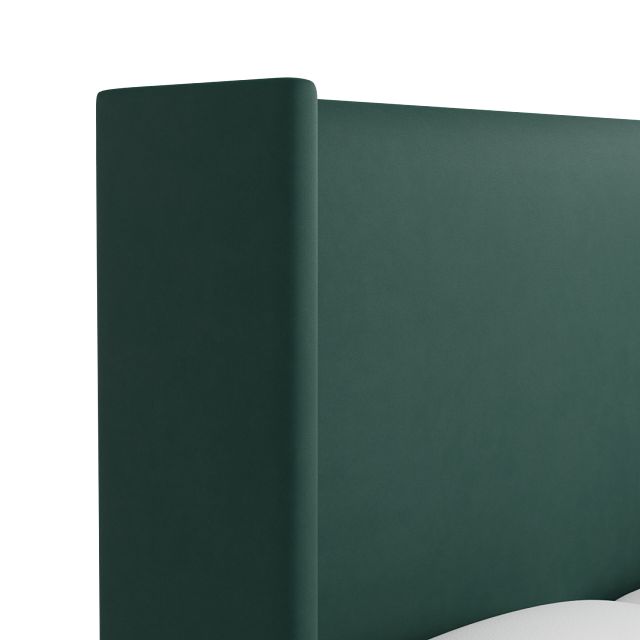 Captiva Joya Green 60" Upholstered Shelter Bed