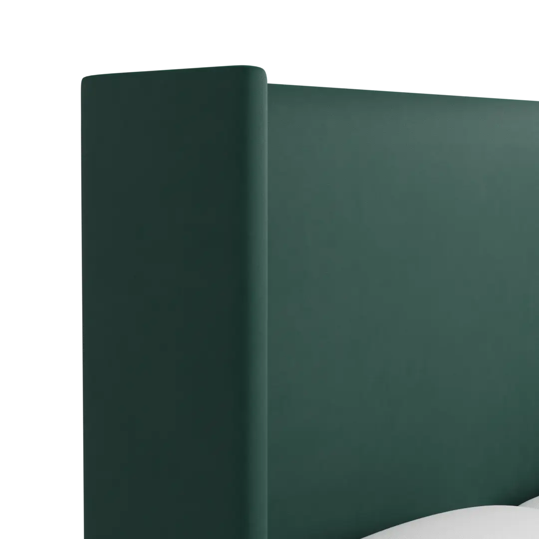 Captiva Joya Green 60" Upholstered Shelter Bed Captiva Joya Green 60" Upholstered Shelter Bed