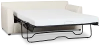 Tate Light Beige Fabric Cooling Memory Foam Sleeper