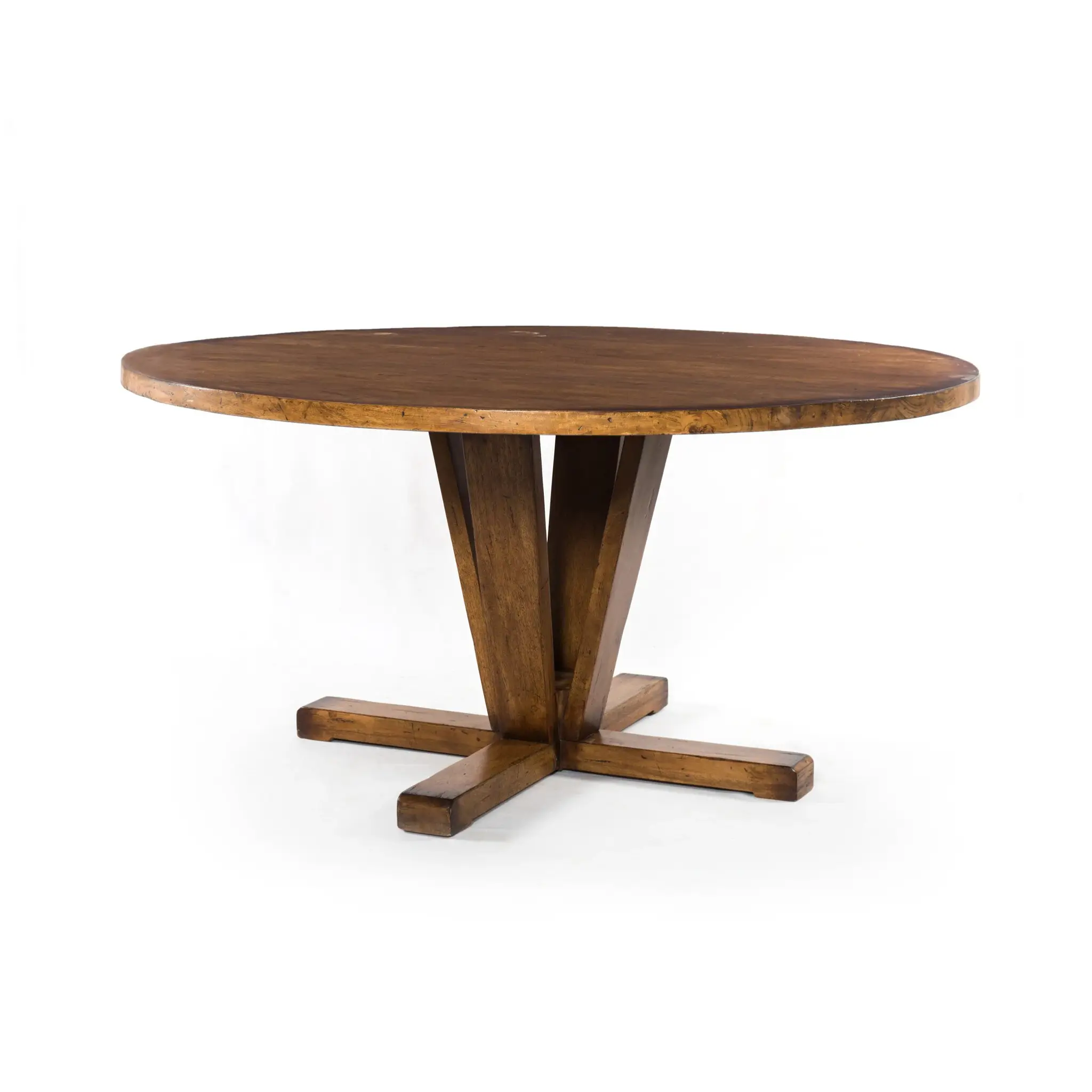 Four Hands Curt Mid Tone Round Table Four Hands Curt Mid Tone Round Table