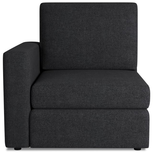Citymod Dark Gray Fabric Left Chair