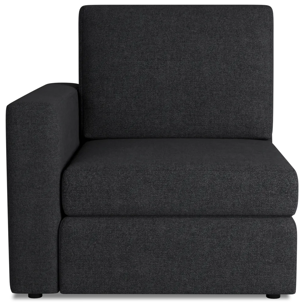 Citymod Dark Gray Fabric Left Chair