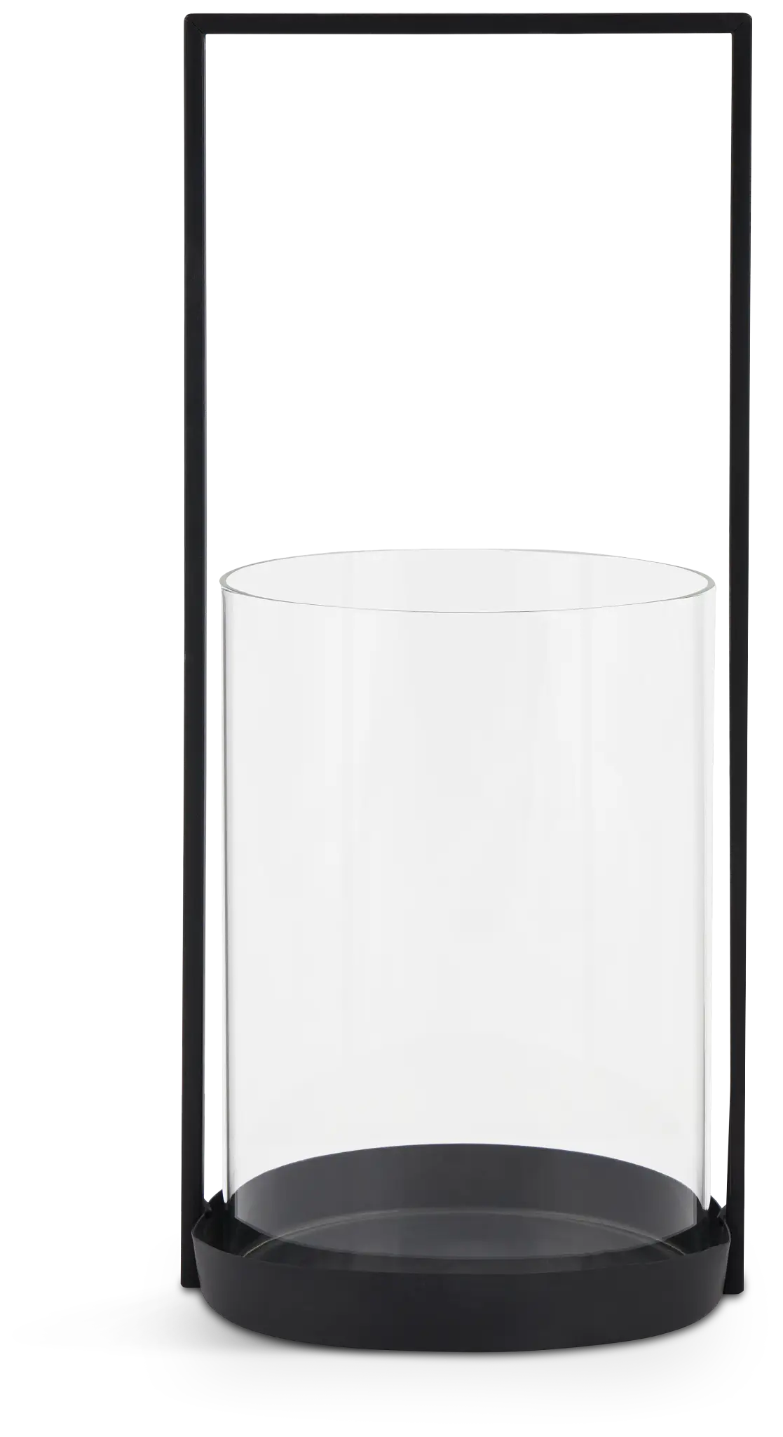 Edna Black Large Candle Holder Edna Black Large Candle Holder