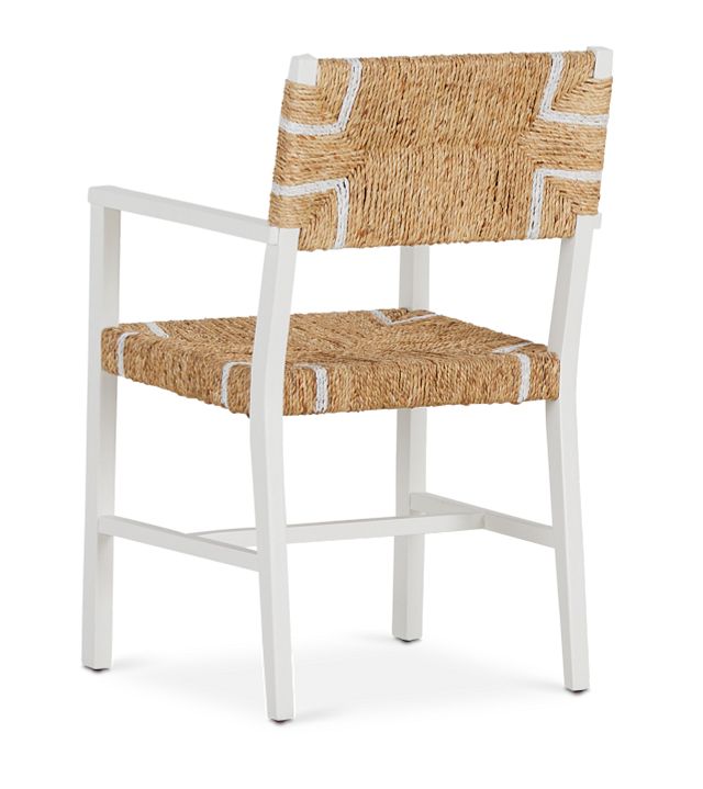 Nantucket Light Tone Woven Arm Chair