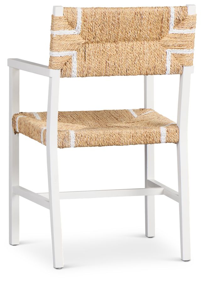 Nantucket Light Tone Woven Arm Chair