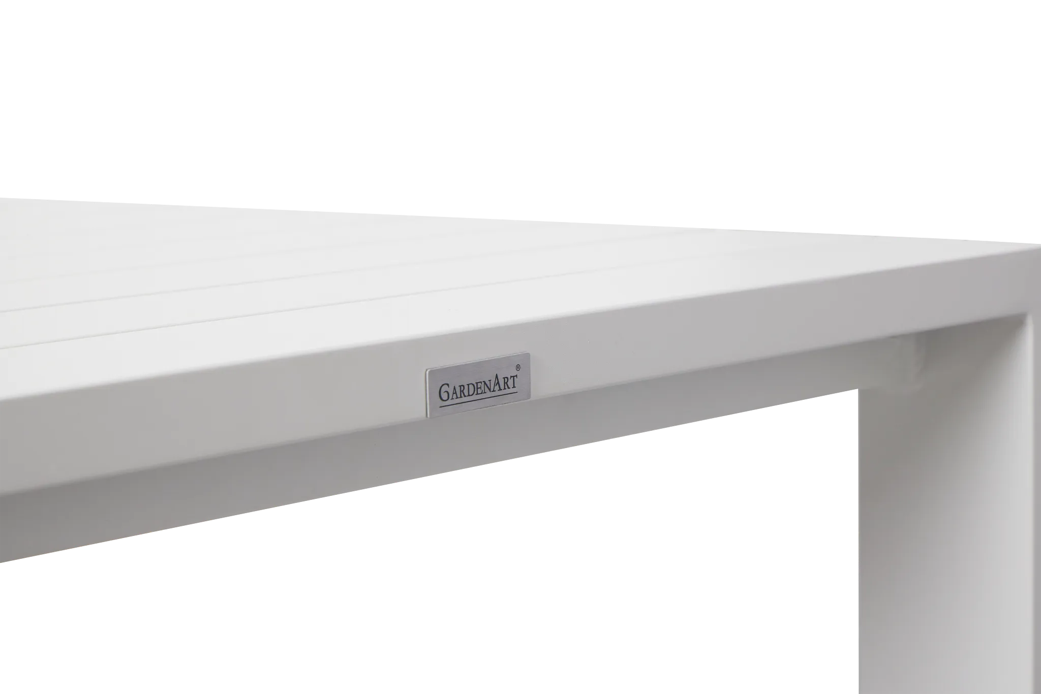 Sunrise White 35" Square Table