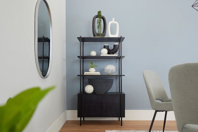 Vale Dark Tone Bookcase