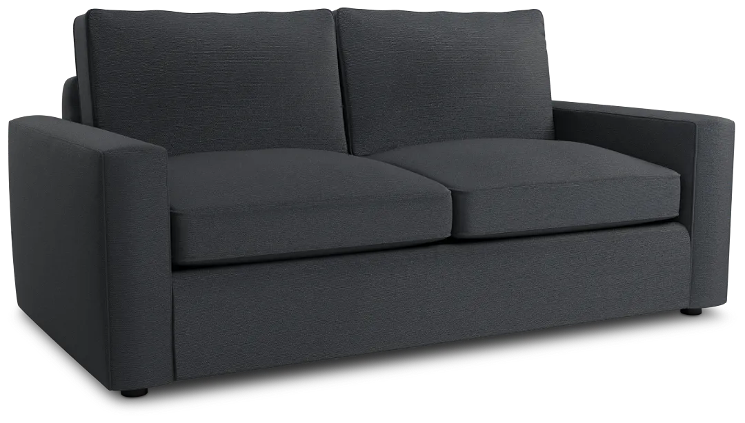 Siesta Peyton Dark Blue Fabric Sofa
