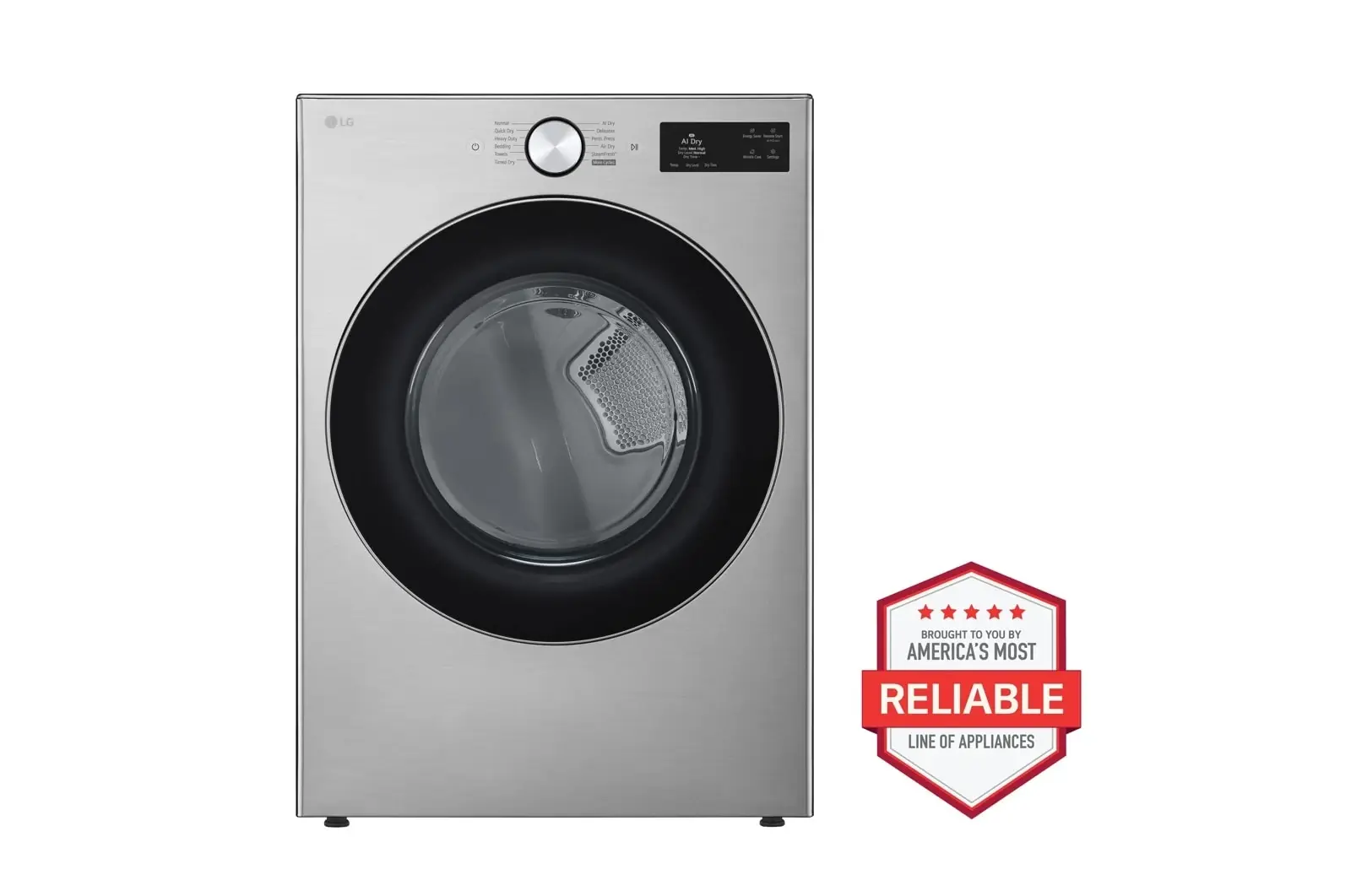 Lg 5800 Series Gray Front Load Electric Dryer Lg 5800 Series Gray Front Load Electric Dryer