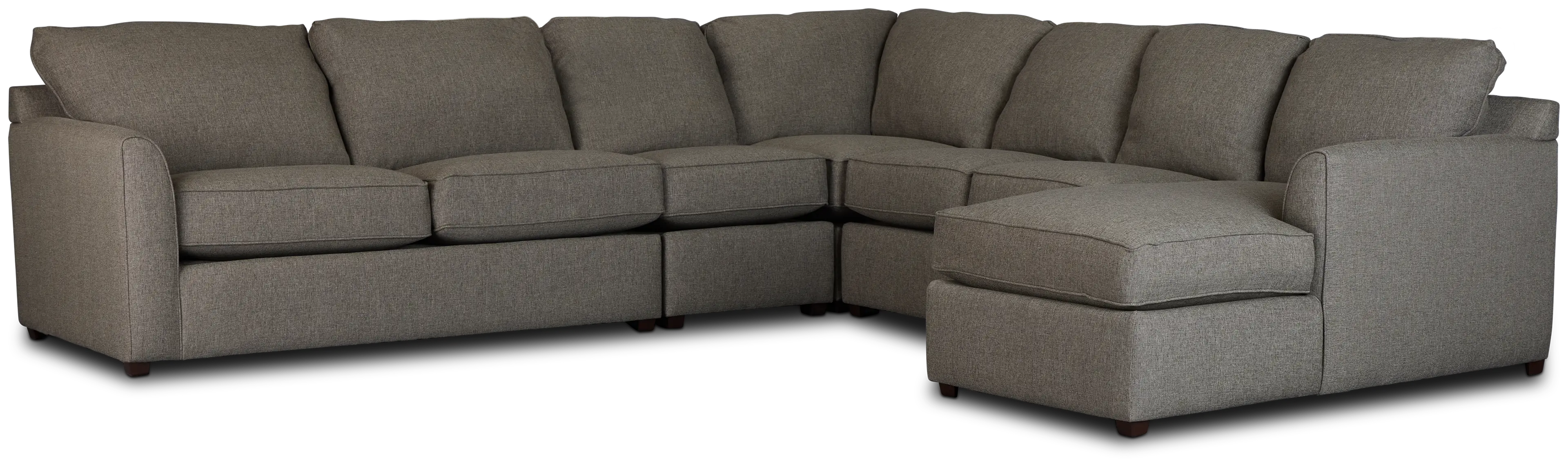 Asheville Brown Cool Mfoam Right Chaise Memory Foam Sleeper Sectional Asheville Brown Cool Mfoam Right Chaise Memory Foam Sleeper Sectional