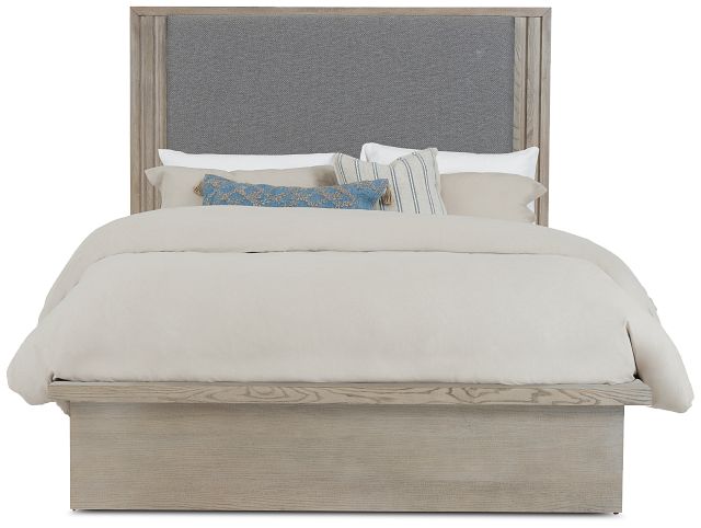 Pasadena Two-tone Uph Panel Bed (2)