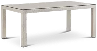 Bahia White 72" Rectangular Table