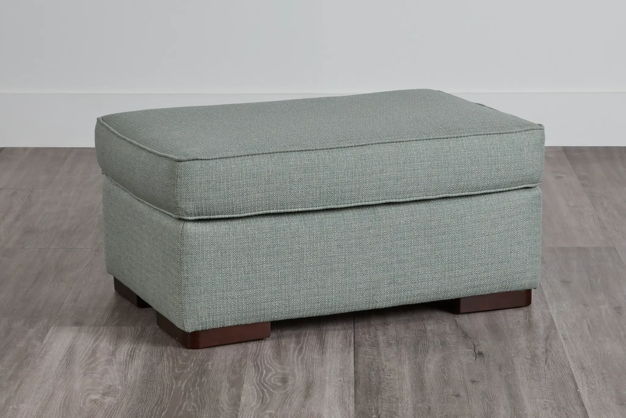 Austin Green Fabric Ottoman Austin Green Fabric Ottoman
