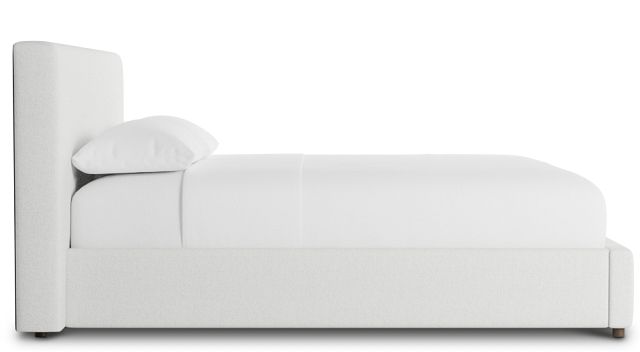 Grayton Elite Ivory 44" Upholstered Platform Bed