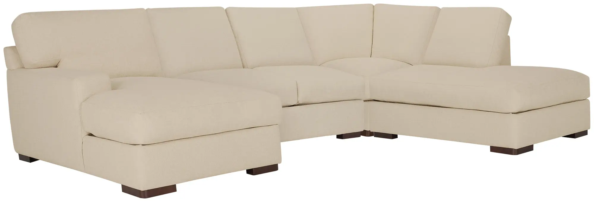 Veronica Khaki Down Small Right Bumper Sectional Veronica Khaki Down Small Right Bumper Sectional